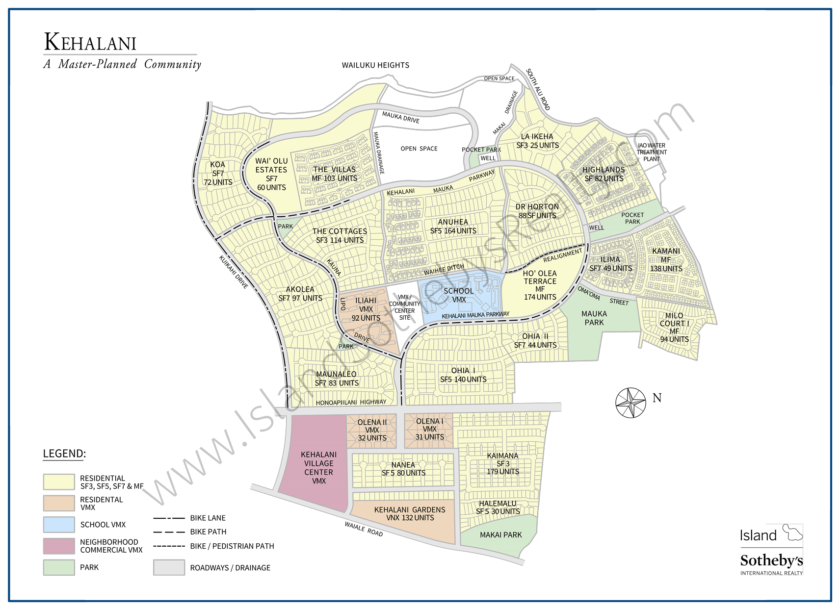 Map Kehalani Detailed 2023